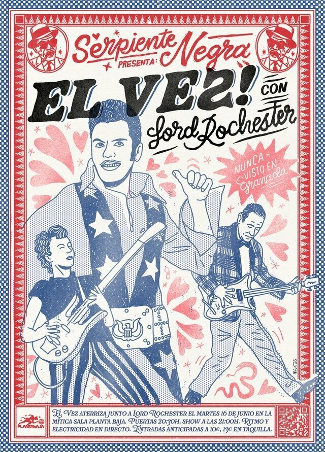 Serpiente Negra. El Vez con Lord Rochester.