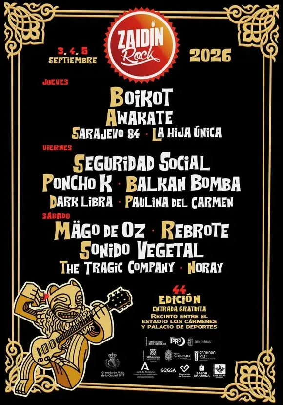 Mägo de Oz — Recinto entre Estadio Los Cármenes y Palacio de Deportes