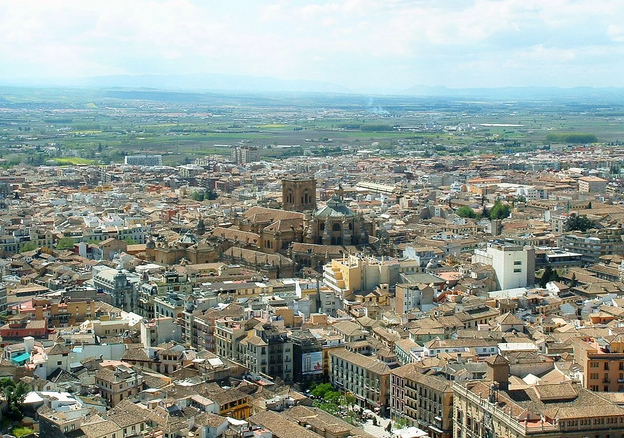 Vista general de Granada desde la Alhambra
