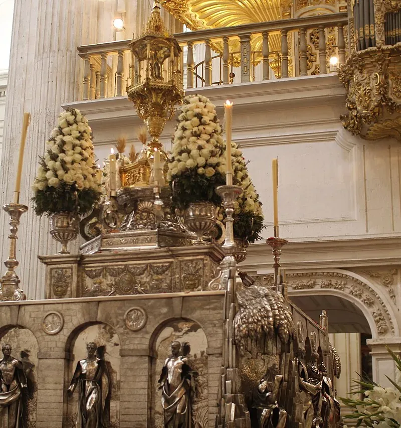 Celebración del Corpus Christi en la Catedral de Granada