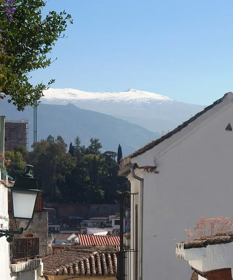Sierra Nevada desde el mirador Ojo de Granada