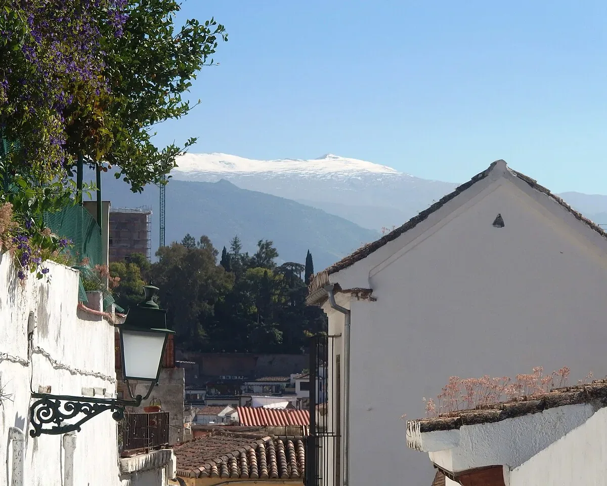 Sierra Nevada desde el mirador Ojo de Granada