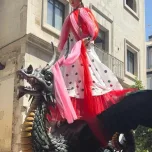 Tarasca de Granada, a mediodía